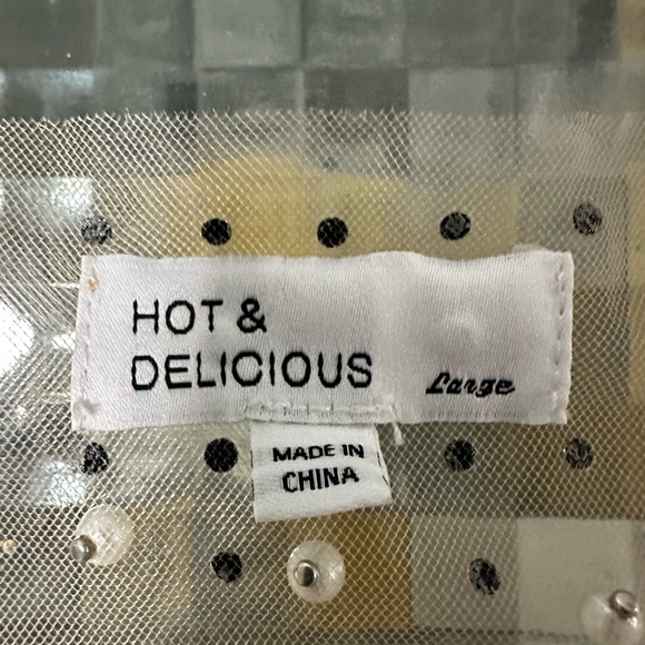 Beaded See -through Crop Top - Picture 3 of 4